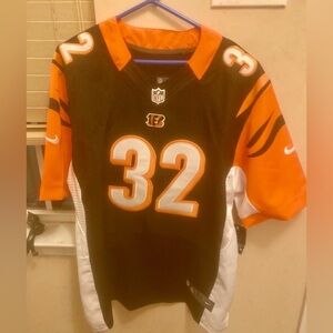 Nike NFL Players Cincinnati Bengals Jeremy Hill #32 Embroidered Jersey Sz 56 NWT
